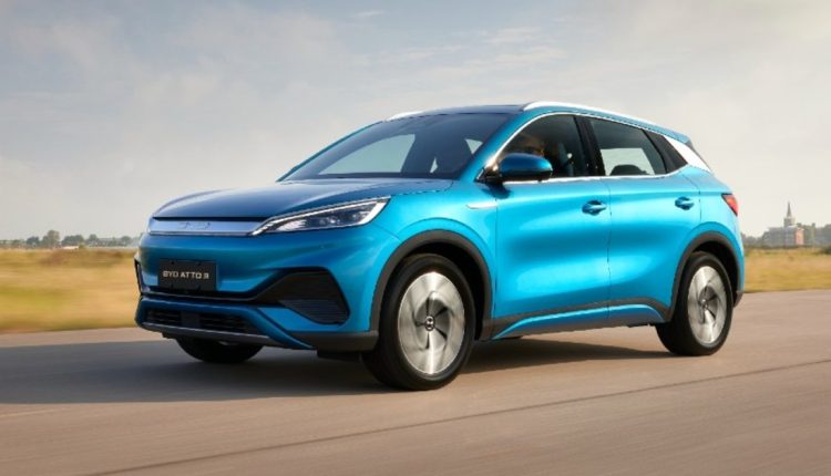 BYD gets top European NCAP safety marks for Atto 3 SUV