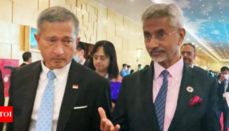 EAM Jaishankar meets his counterparts from Canada, Indonesia and Singapore in Cambodia | India News