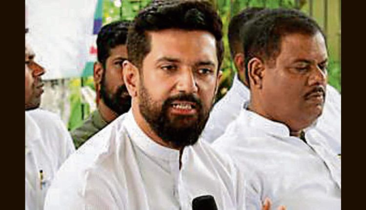 In talks with BJP for tie-up, says Chirag Paswan