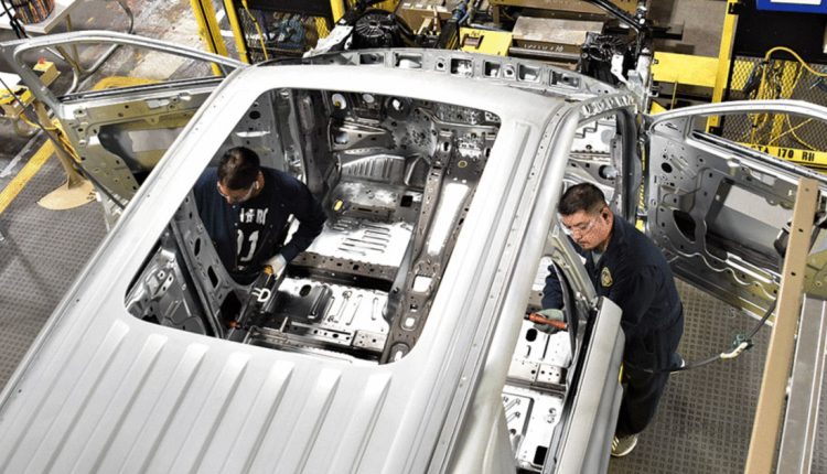 October vehicle production tips up about 15%