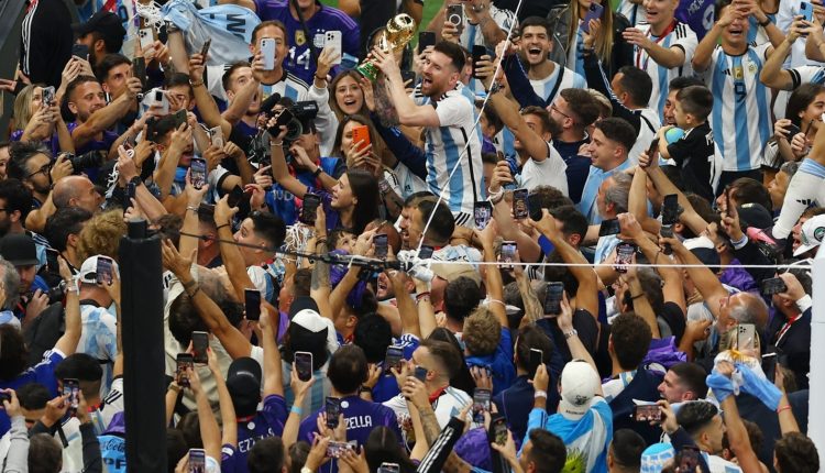Argentina incredibly recreate epic Maradona moment for Messi after World Cup win | Football News