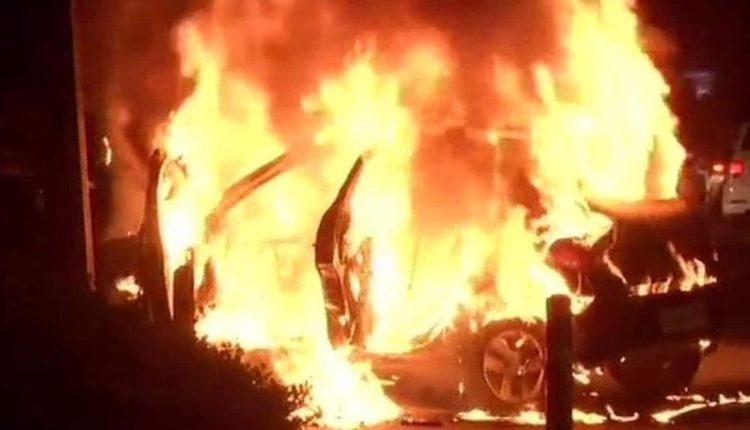 Man charred to death as car catches fire in Rajasthan's Banswara