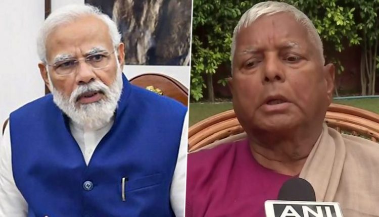 PM Narendra Modi Speaks to Tejashwi Yadav, Enquires About Lalu Yadav’s Health After Kidney Transplant Surgery
