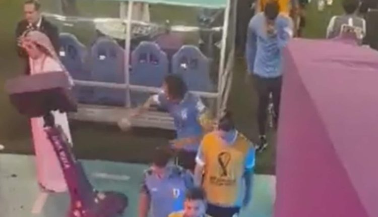 Watch: Cavani furiously smashes VAR display screen after Uruguay's FIFA WC exit | Football News
