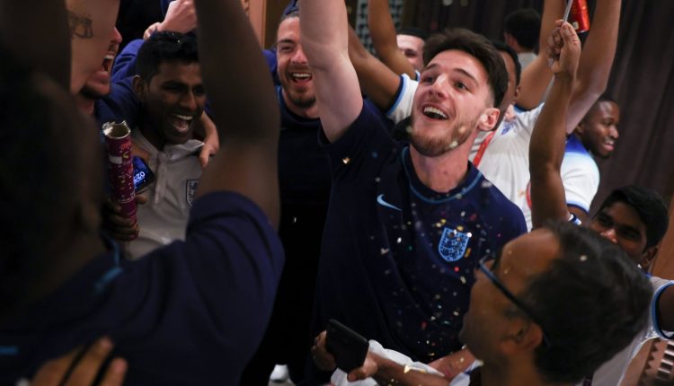 Watch: England players over the moon with exhilarating celebrations in hotel | Football News