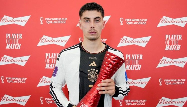 Watch: Glum-faced Havertz accepts player of the match award after WC exit | Football News