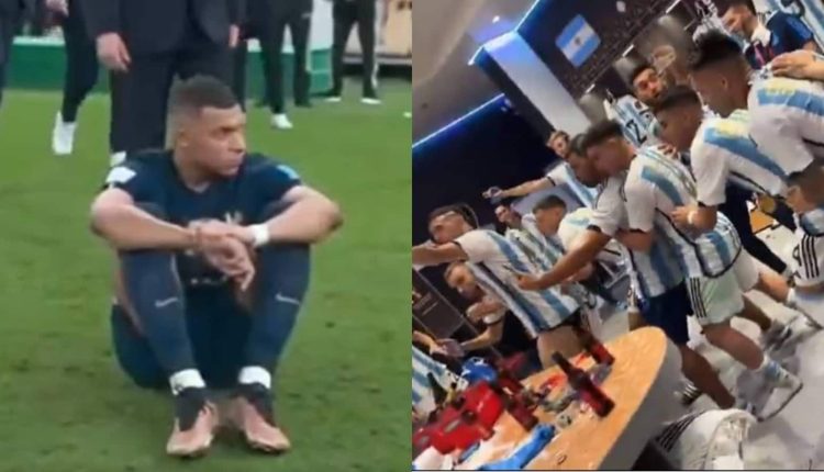 Watch: Martinez mocks Mbappe with 'minute of silence' act in WC celebration | Football News