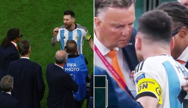 Watch: Messi's angry hand gesture for Van Gaal after Argentina beat Netherlands | Football News