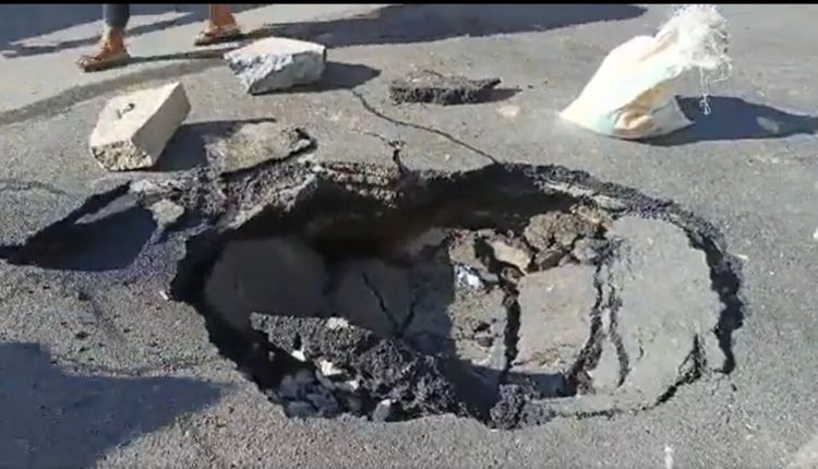 Another cave-in on Bengaluru road; second incident in 5 days | Bengaluru
