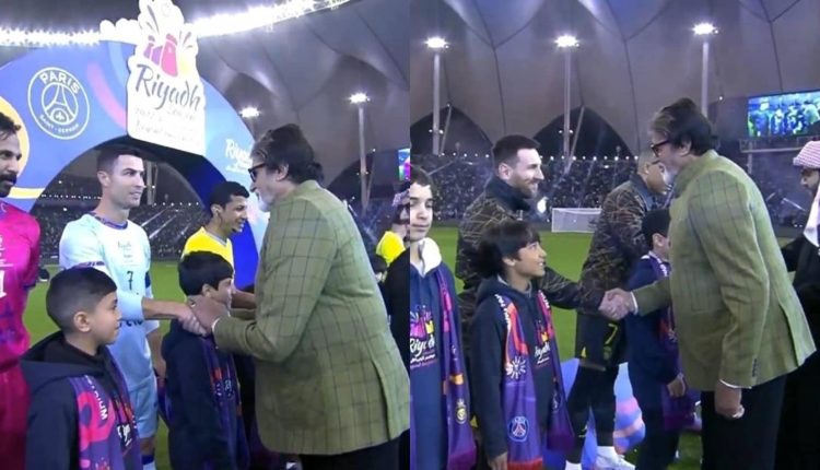 Big B meets Ronaldo, Messi, drives social media into frenzy | Football News