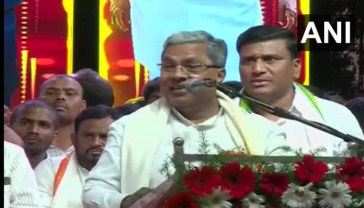 Video: Congress Leader Siddaramaiah Calls Karnataka CM Basavaraj Bommai Puppy Before PM Narendra Modi