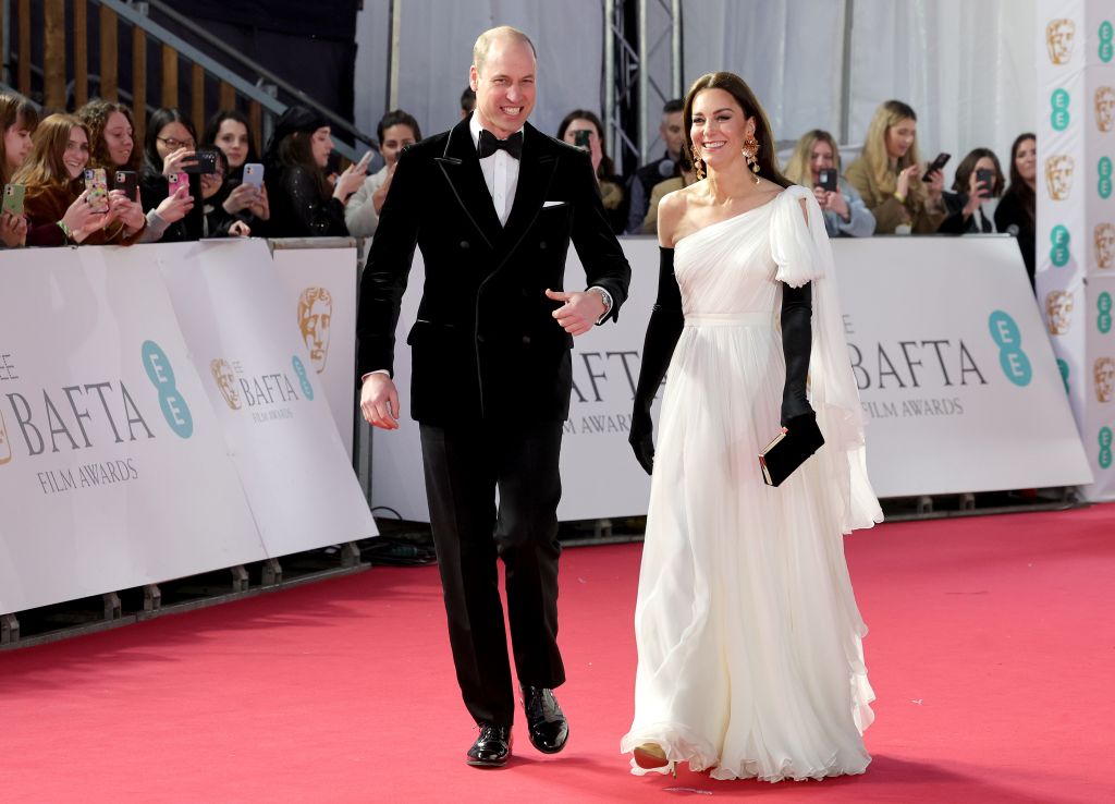 Kate Middleton, Prince William at the 2023 BAFTAs.