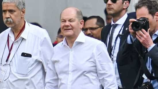 Germany wants to ease path for Indian IT experts: Olaf Scholz in Bengaluru(AFP)