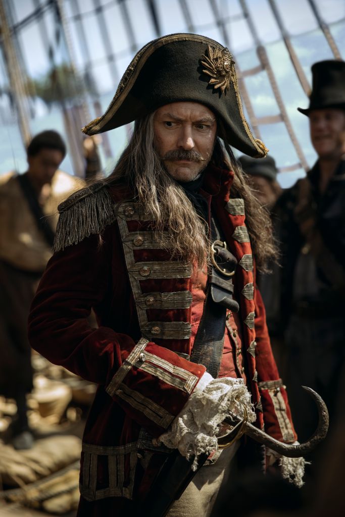 Jude Law as Captain Hook in Disney’s live-action ‘Peter Pan & Wendy’.