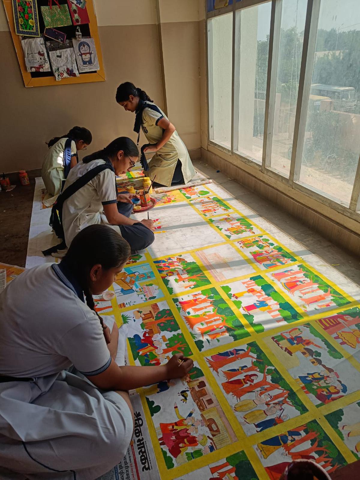 Art-integrated learning for school students