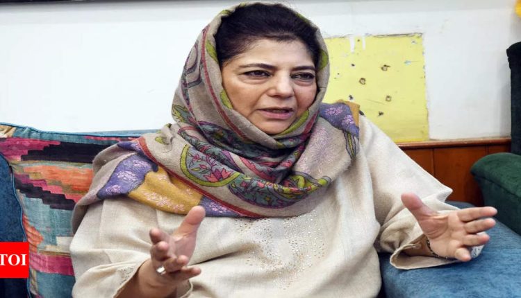 Congress must act as 'elder brother' for opposition parties: Mehbooba Mufti | India News