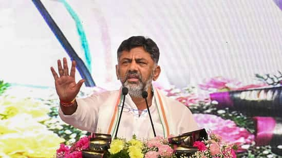 Karnataka Congress President DK Shivakumar. (PTI Photo)