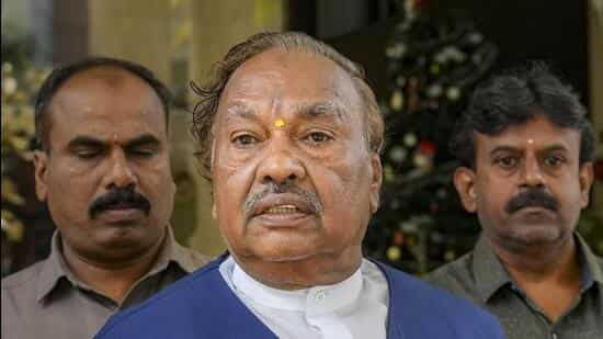 KS Eshwarappa on Monday justified his controversial remarks against use of loudspeakers by the Muslim community for azaan (PTI)