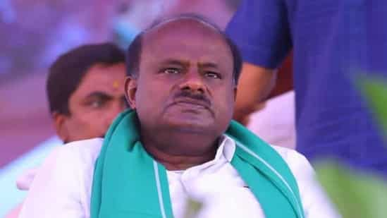 Janata Dal (Secular) legislature party leader H D Kumaraswamy (HT)