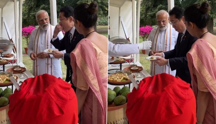 Japanese PM Fumio Kishida Enjoys 'Golgappe' With Indian PM Narendra Modi, Watch Video
