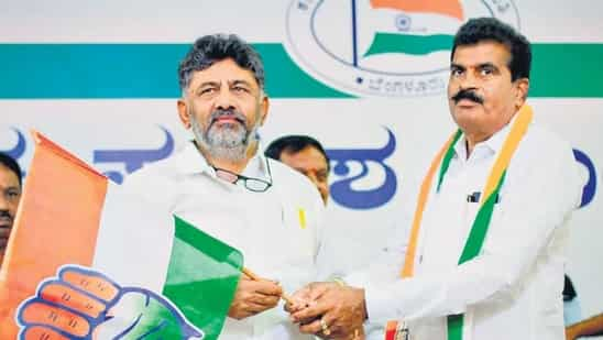 Karnataka Congress president DK Shivakumar. (ANI)