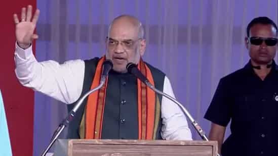 ‘Move ahead with PM Modi for the developement’: Amit Shah in Karnataka(Twitter/@Amit Shah)