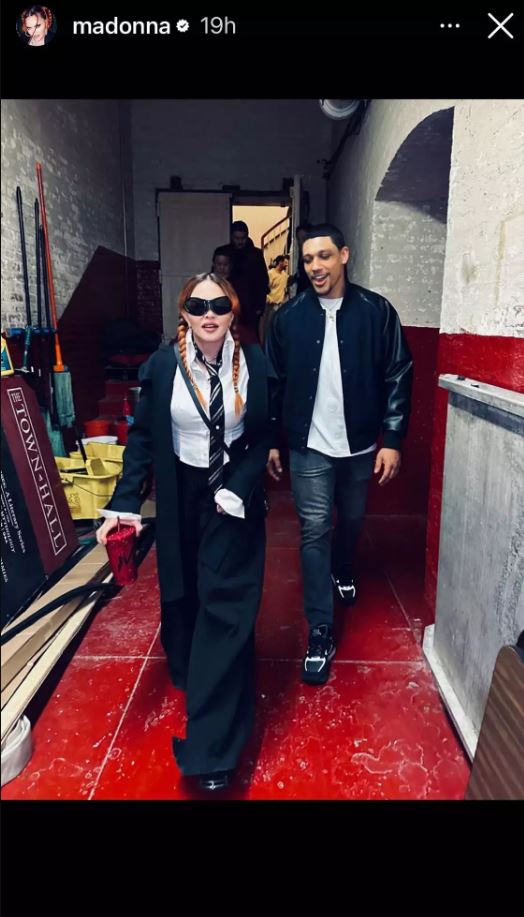 Madonna and Josh Popper – Photo: Instagram/@madonna