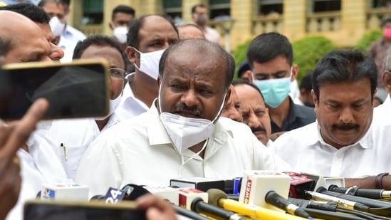 JD(S) leader H D Kumaraswamy (PTI)