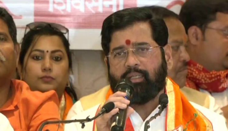 Maharashtra CM Eknath Shinde Says ‘Saffron Flag Will Be Unfurled All Over State in 2024’ (Watch Video)
