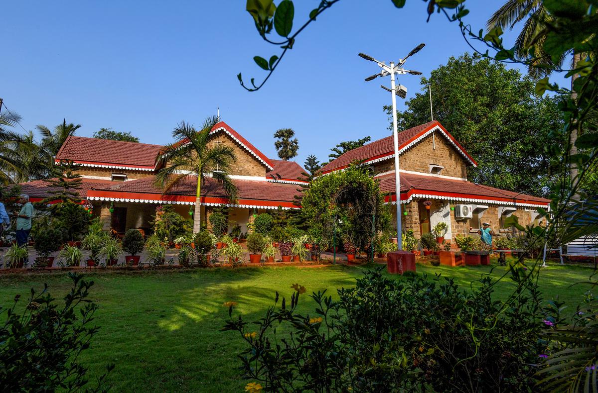 The Divisional Railway Manager’s bungalow in Visakhapatnam.