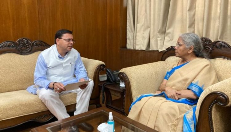 Uttarakhand CM Pushkar Singh Dhami Meets FM Nirmala Sitharaman; Seeks Financial Assistance for Saung Dam Drinking Water Project