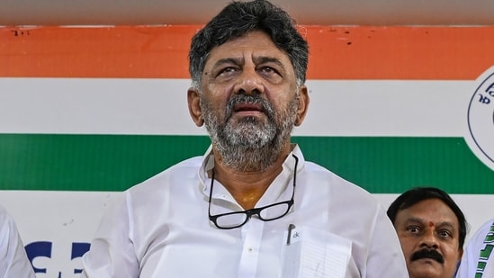 Congress's DK Shivakumar slammed Gujarat-based Amul’s entry into the Karnataka dairy market. (PTI)