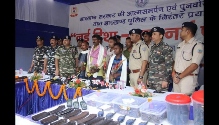 Five Maoists, including zonal commander, surrender in Ranchi