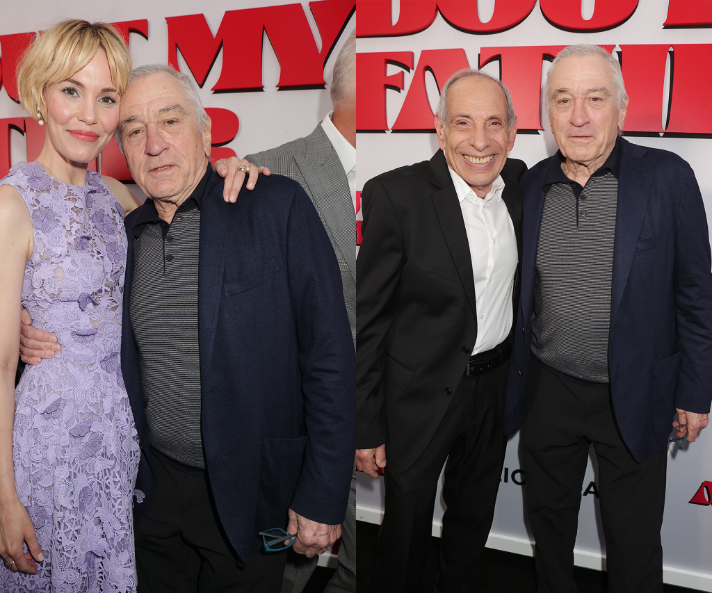 (L-R): Leslie Bibb and Robert De Niro/Salvatore Maniscalco and Robert De Niro