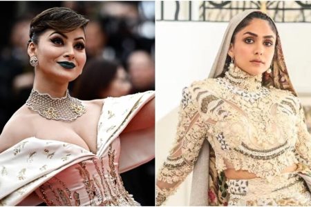 Cannes 2023: Urvashi Rautela’s blue lips inspired by Aishwarya Rai, Mrunal Thakur’s hooded dress are a big fashion miss | Fashion Trends