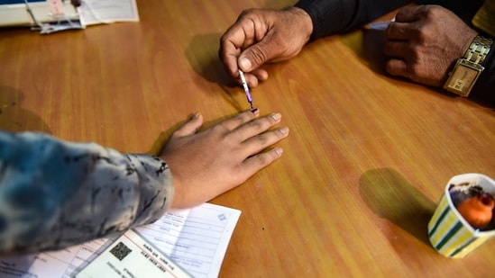 Polling for Karnataka elections begins. (Representational image) (PTI)