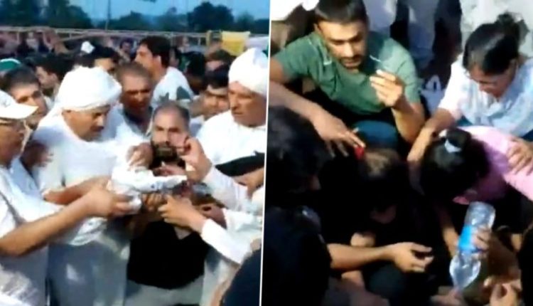 Wrestlers Protest in Haridwar: Farmer Leader Naresh Tikait Takes Medals From Protesting Athletes Who Were Going To Immerse Them in Ganga, Seeks 5-Day Time (Watch Video)