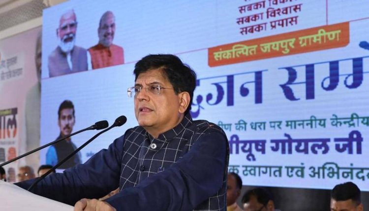 Gehlot’s weak leadership denied development to people in Rajasthan: Piyush Goyal