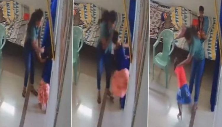 Chhattisgarh Shocker: Woman Thrashes Two Kids at Adoption Centre in Kanker; CCTV Video Goes Viral, FIR Sought