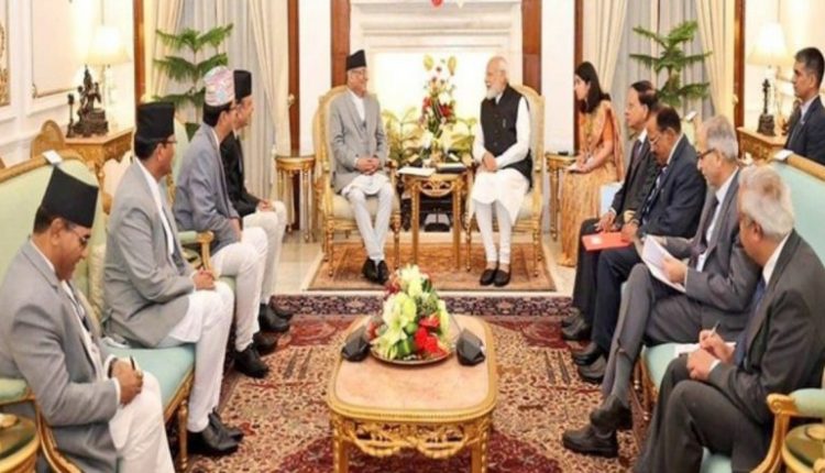 PM Narendra Modi Holds Bilateral Talks Nepalese Counterpart Pushpa Kamal Dahal 'Prachanda' at Hyderabad House (Watch Video)