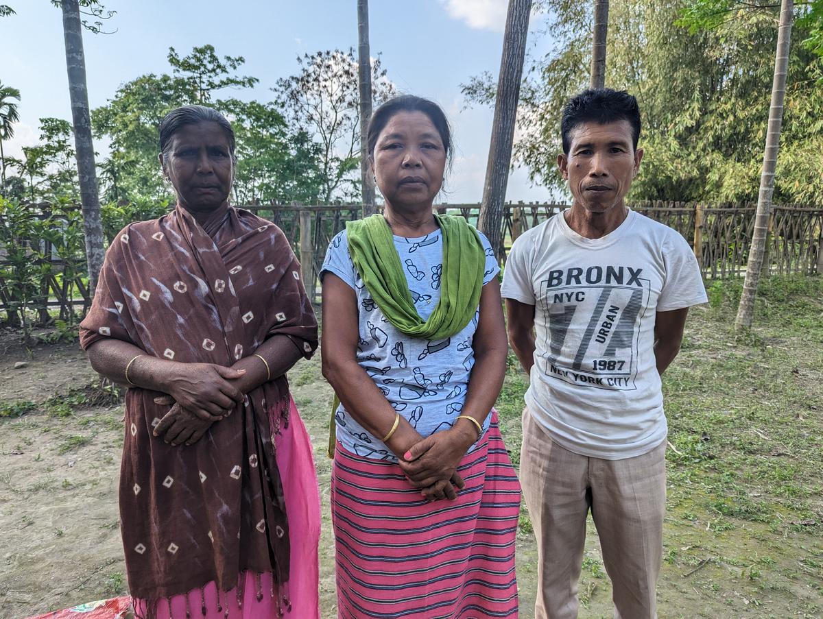 (L to R) Tochiron Marak, Baijanti Marak and Chiranjit Sangma are trying for tribal certificate for years.