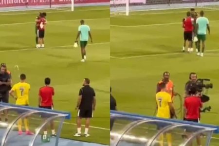 Watch: Angry Cristiano Ronaldo throws water, tells cameraman to move away | Football News
