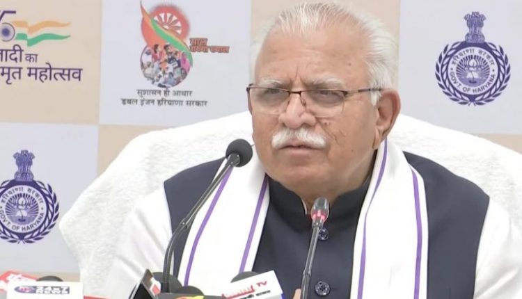 Haryana CM Manohar Lal Announces Rs 2,750 Monthly Pension for Unmarried People Aged 45-60 Years (Watch Video)