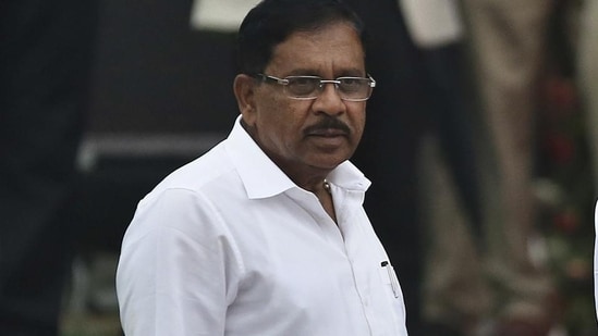 Congress leader G Parameshwara in Bengaluru, Karnataka.(AP File Photo)