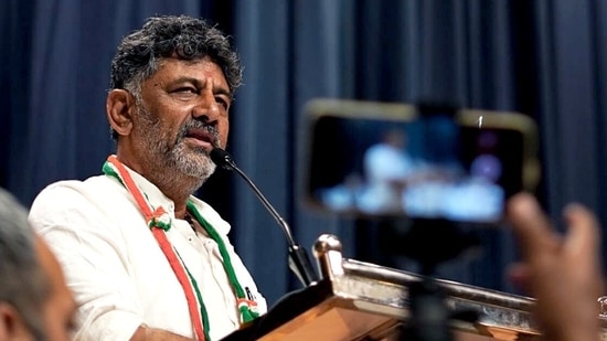 Karnataka Congress president DK Shivakumar.