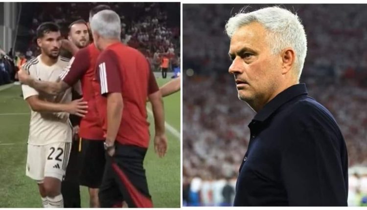 Watch: Mourinho substitutes Roma player, makes them play with 10 players | Football News