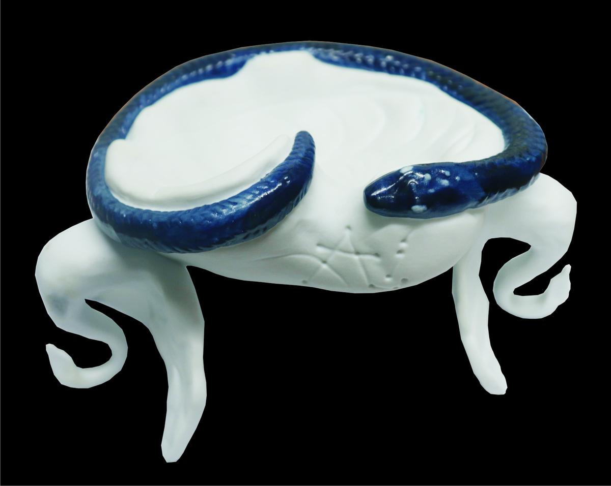 The famous ashtray designed by surrealist Salvador Dali.