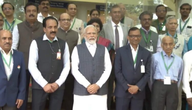 Watch: PM Modi hugs ISRO chief, congratulates Chandrayaan 3 team | Latest News India