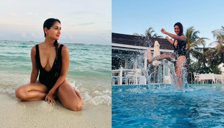 Nikita Dutta's Sizzles In Black Monokini As She Watches The Sunset On Beach, Pics Inside | People News