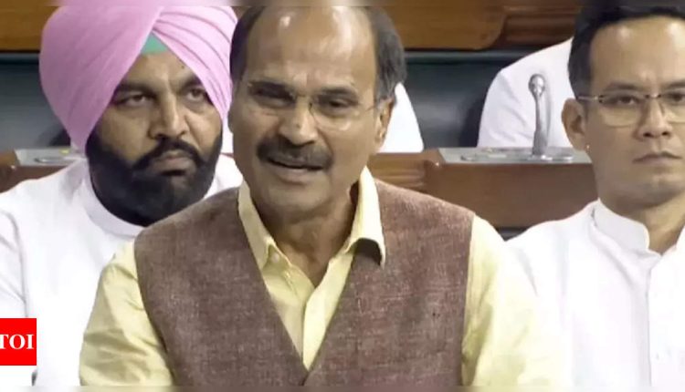 Opposition parties boycott Lok Sabha proceedings to protest Adhir Ranjan Chowdhury's suspension | India News
